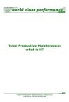 Total Productive Maintenance: what is it?