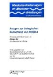 Mindestanforderungen an Abwassereinleitungen in Gewässer Anhang 23 "Anlagen zur biologischen Behandlung von Abfällen"