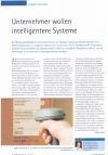 Unternehmer wollen intelligentere Systeme