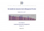 Interim-Management Provider Ranking 2007-2012