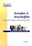 Anreden & Anschriften