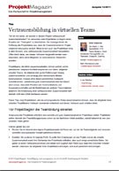 Vertrauensbildung in virtuellen Teams