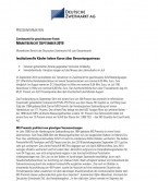 Marktbericht für geschlossene Fonds - September 2010