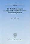 Die Rechtsbeziehungen des bürgerlich-rechtlichen Vereins zu Nichtmitgliedern