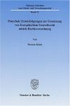 Pauschale Ermächtigungen zur Umsetzung von Europäischem Umweltrecht mittels Rechtsverordnung