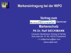 Markeneintragung bei der WIPO