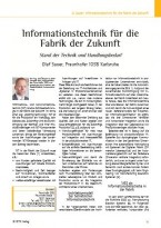 Informationsmanagement für die Fabrik der Zukunft