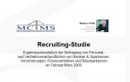 Recruiting-Studie 2009